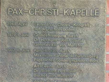 Kevelaer : PAX-Christi-Kapelle am Museum 