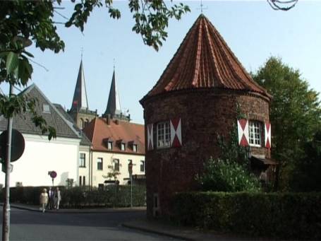 Xanten : Mauerturm am Westwall