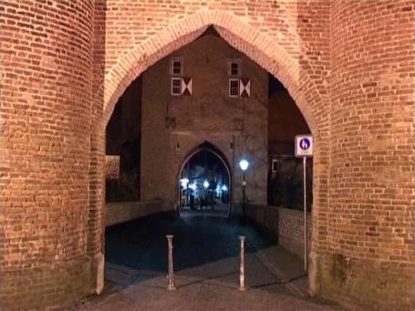 Xanten : Klever Tor am Abend