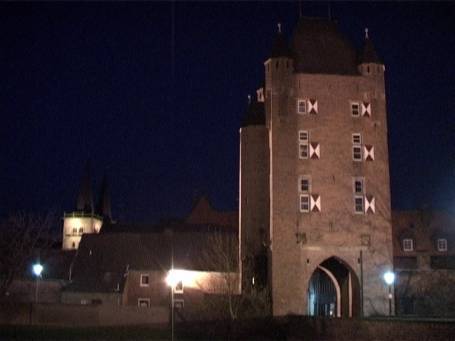 Xanten : Klever Tor am Abend