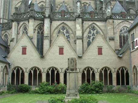 Xanten : Kreuzgang an der Nordseite