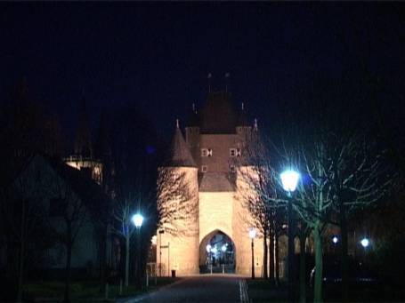 Xanten : Klever Tor am Abend